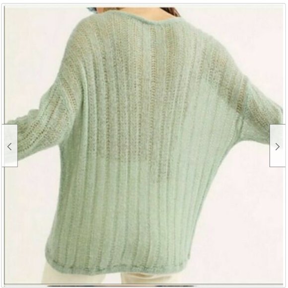 Free People l Angel Soft Pullover in Mint - Picture 14 of 15